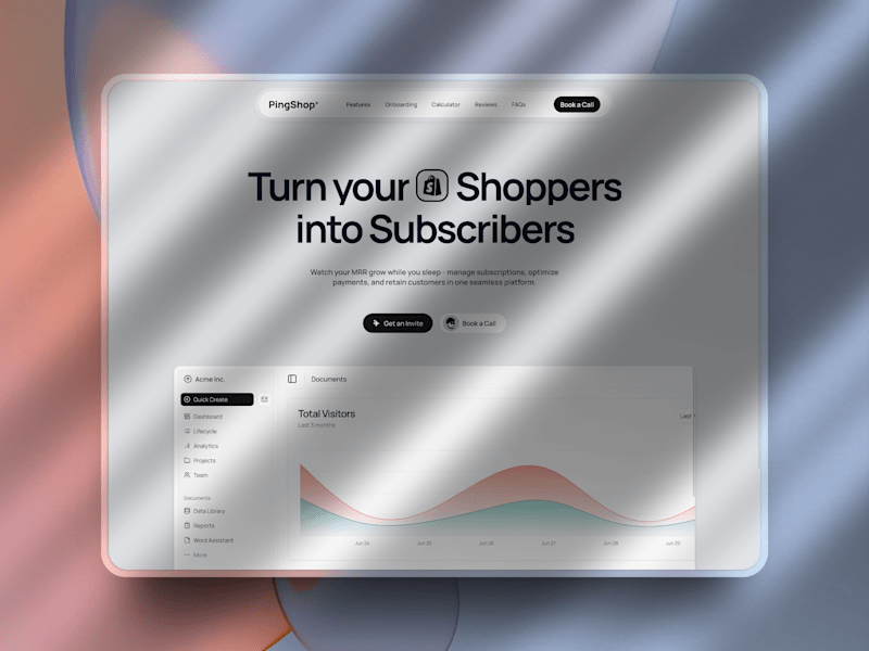 Cover image for High Conversion, Landing Page Website