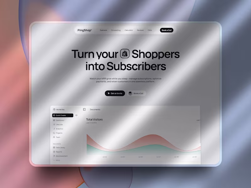 Cover image for High Conversion, Landing Page Website