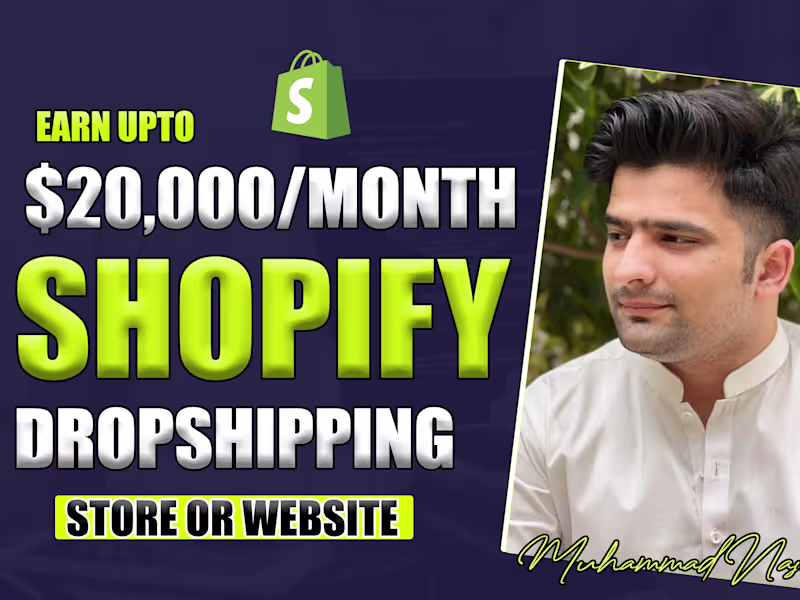 Cover image for I will build an automated dropshipping store shopify website