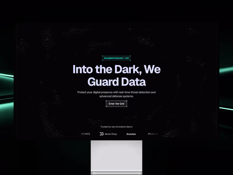 Cover image for NightSec — Premium Cyber Security Template