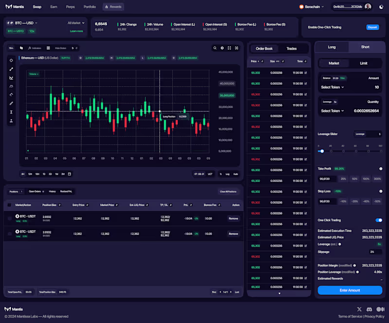 Cover image for Mantis - Crypto Exchange Platform