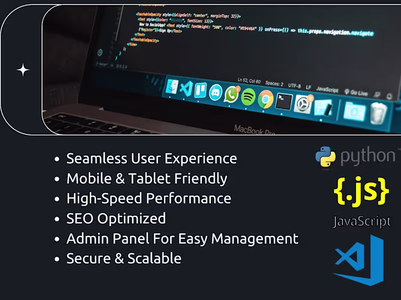 Cover image for Full-Stack Web Developer | Django & Custom Web Apps