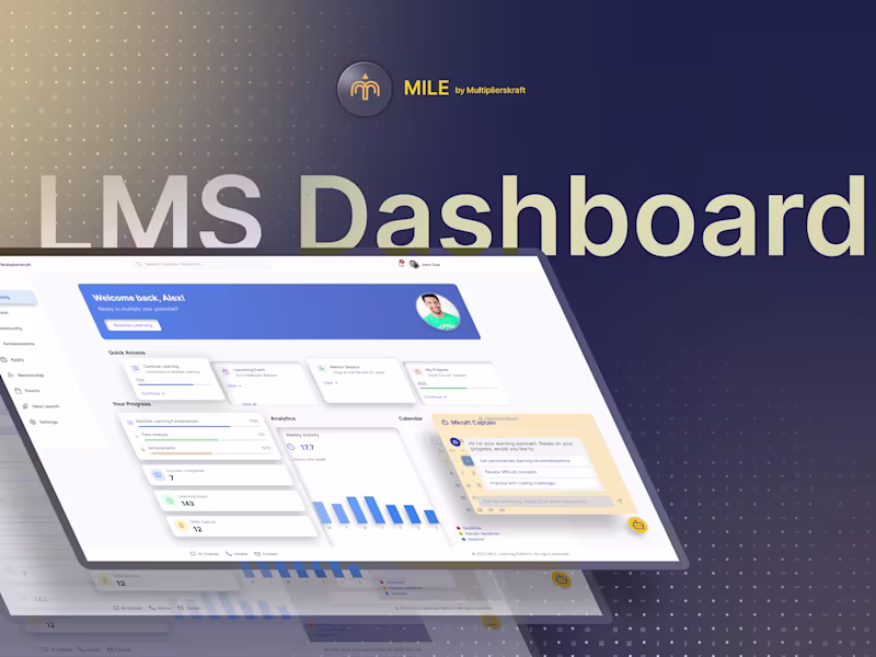 Cover image for LXP Dashboard with Expandable Sidebar