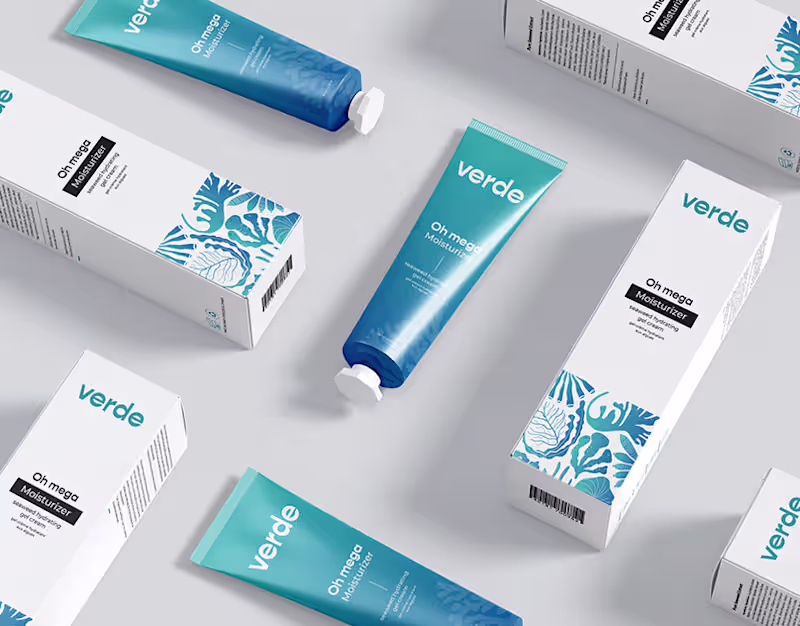 Cover image for Verde cosmetic - packaging design :: Behance