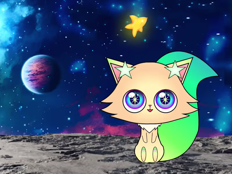 Cover image for Curious Cosmic Cat's Adventure: Unity Game+2D story animation