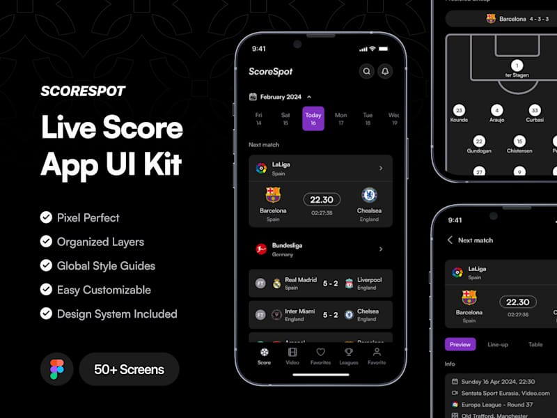 Cover image for Football App UI/UX Design