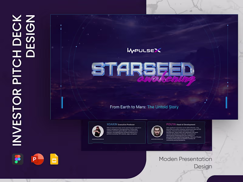 Cover image for STARSEED awakening - Game Investor Pitch Deck