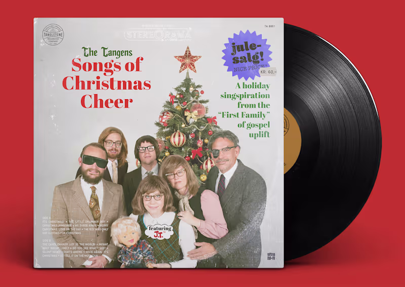 Cover image for Christmas Album Covers: A Personal Tribute to Vintage Gospel