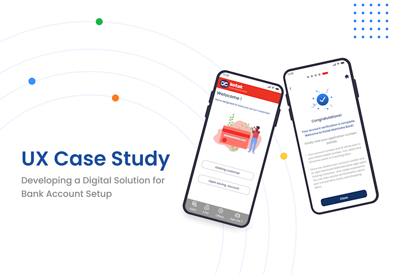 Cover image for Case Study- Bank Account Setup :: Behance