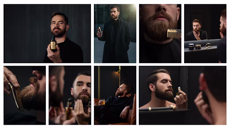 Cover image for Campaign for Men’s Grooming Brand (AI-Powered)