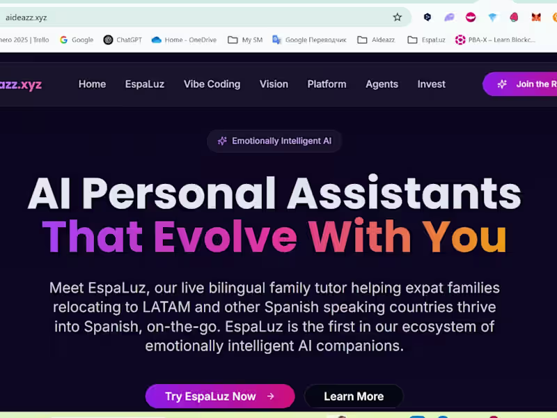 Cover image for AIdeazz - AI Personal Assistants That Evolve With You