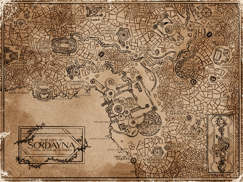 Cover image for Book Map (City) — Sordayna