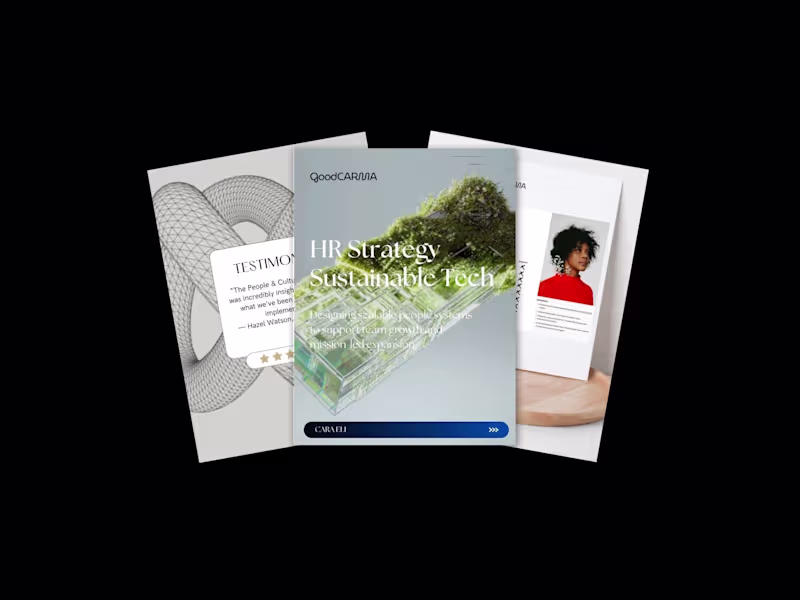 Cover image for HR Strategy and Process Design for AI Start-up GoodCarma