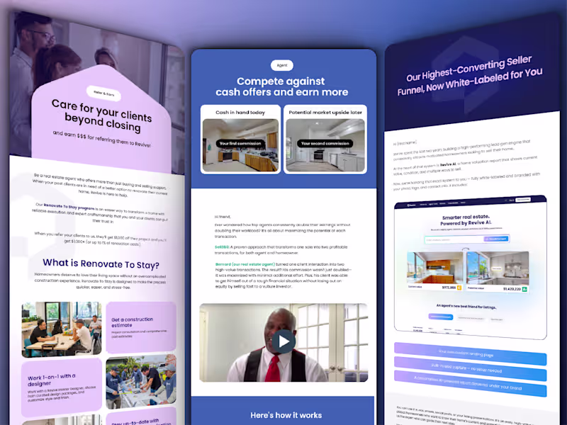 Cover image for Email Campaign Design - Revive Real Estate