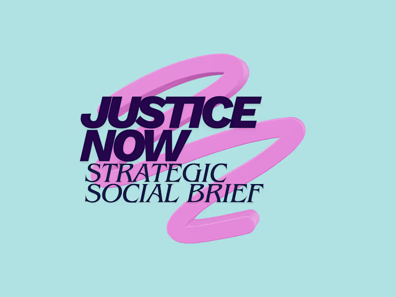 Cover image for Justice Now Strategic Social Roadmap