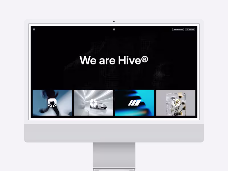 Cover image for Hive –– Agency Website Template Design