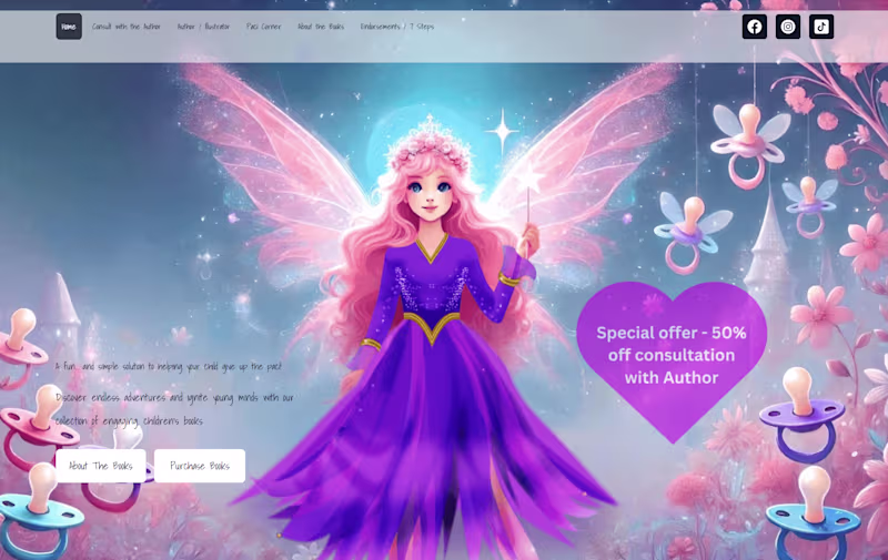 Cover image for "The Paci Fairy" is a