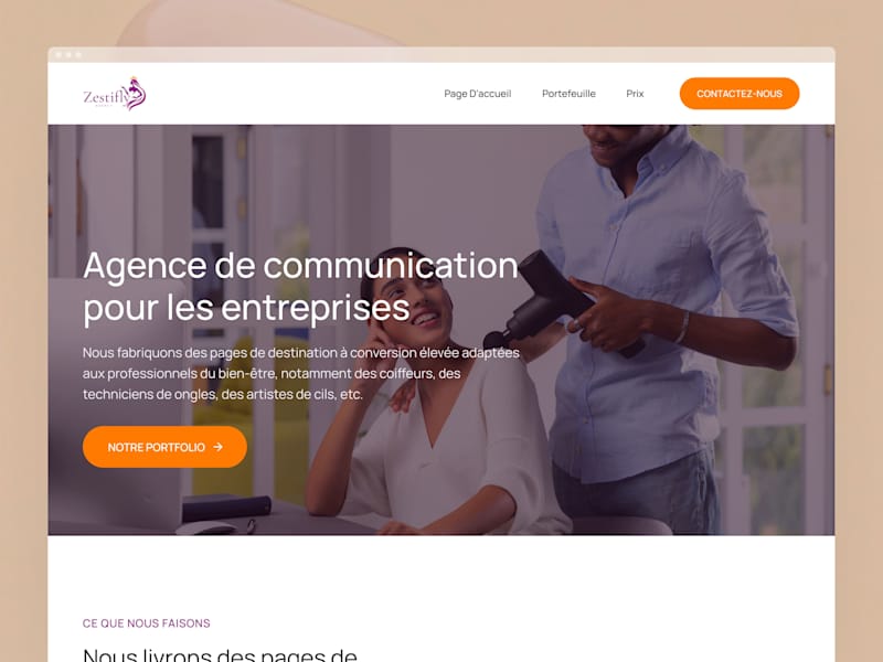 Cover image for Zestify Agency Website Design