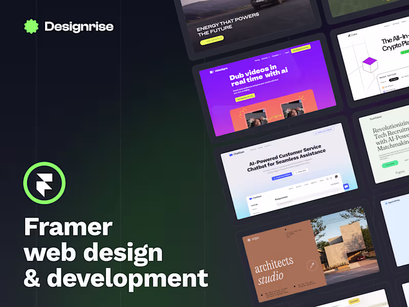 Cover image for Framer design and development