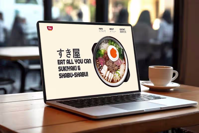 Cover image for Suki-Ya Website Redesign