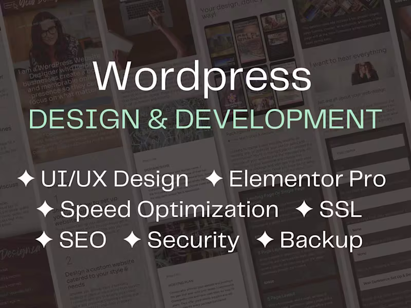 Cover image for Flawless 4 Page Wordpress Website