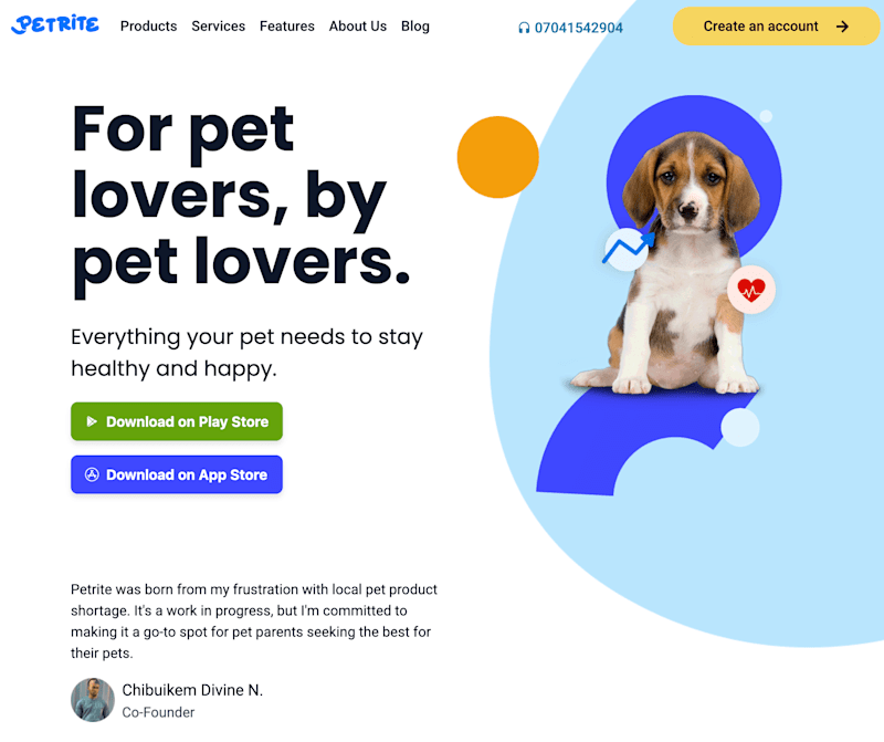 Cover image for Petrite - For Pet Lovers