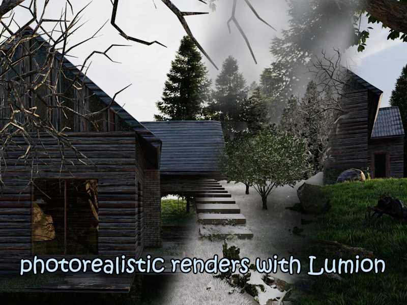 Cover image for I will render stunning photorealistic visuals using Lumion