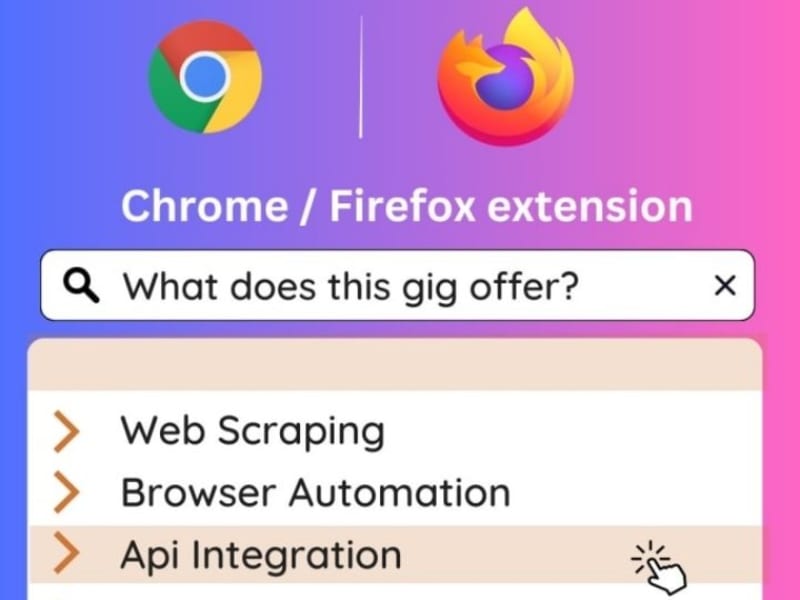 Cover image for Develop, modify or fix any kind of chrome, firefox extension