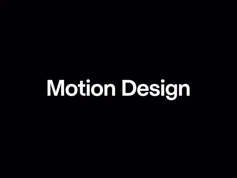 Cover image for Motion Design