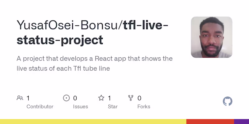 Cover image for Tfl Service Line Status React App