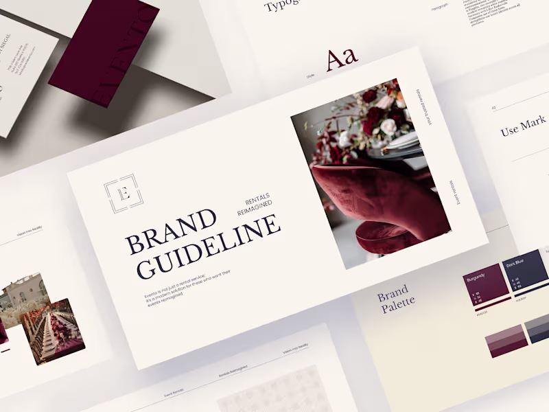 Cover image for EVENTO - Event Rentals Guideline