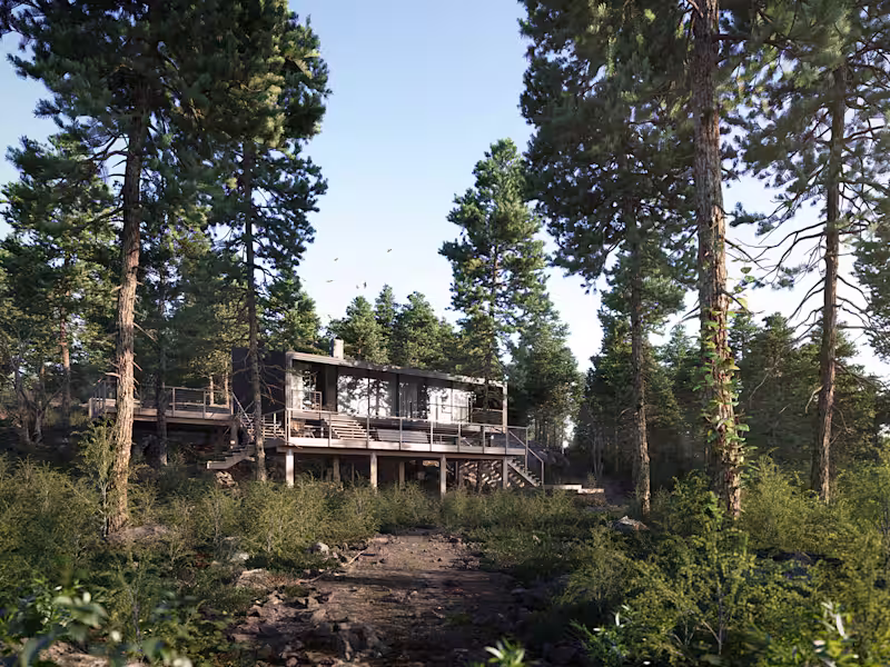 Cover image for Timraron 1118 Cabin - NUDE Studio :: Behance