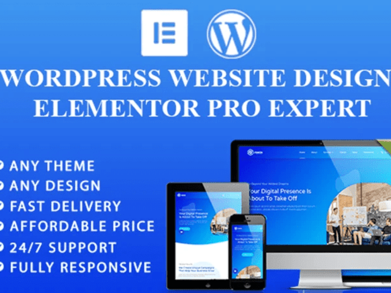 Cover image for W0rdpress website design using elementor