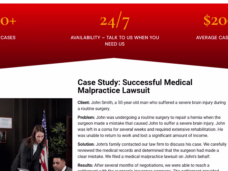 Cover image for Business Website Design - 5 Pages With a Contact Form