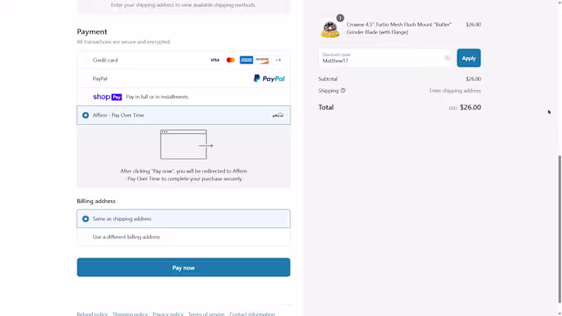 Cover image for Shopify Plus: Hide payment method when discount