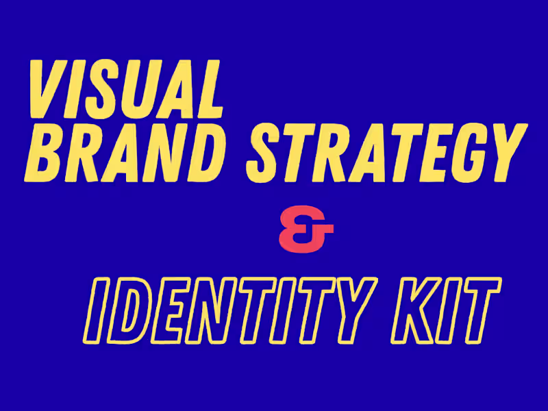 Cover image for Visual Brand Strategy & Identity Kit