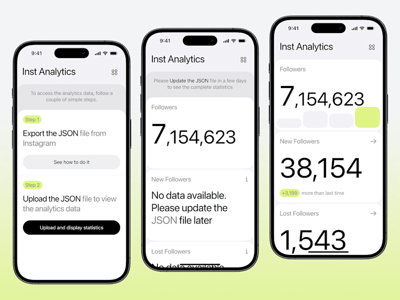 Cover image for Inst Analytics App for IOS