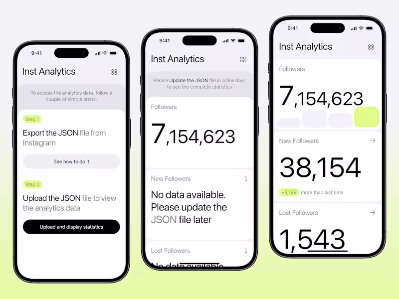 Cover image for Inst Analytics App for IOS