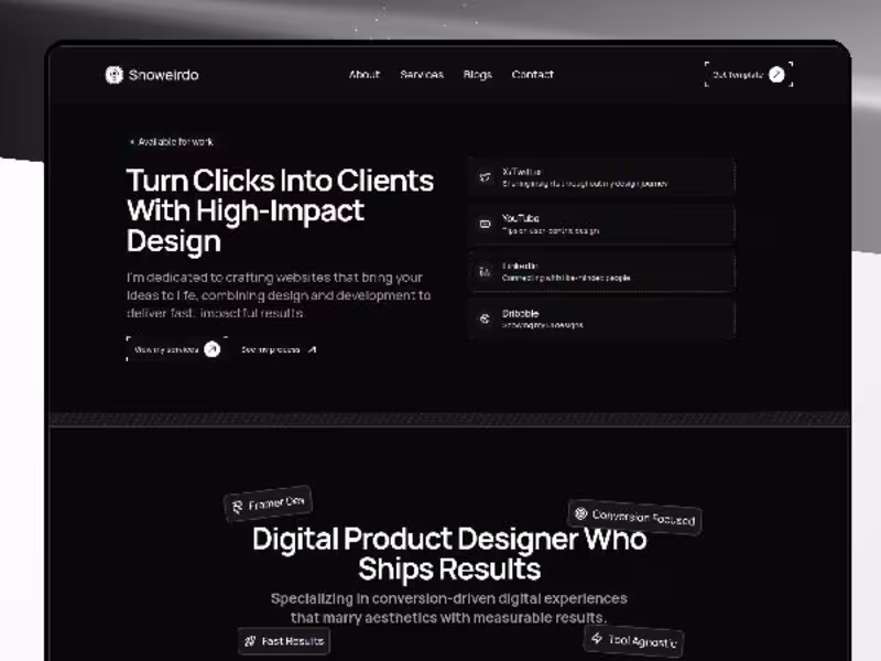 Cover image for Framer Landing Page Development
