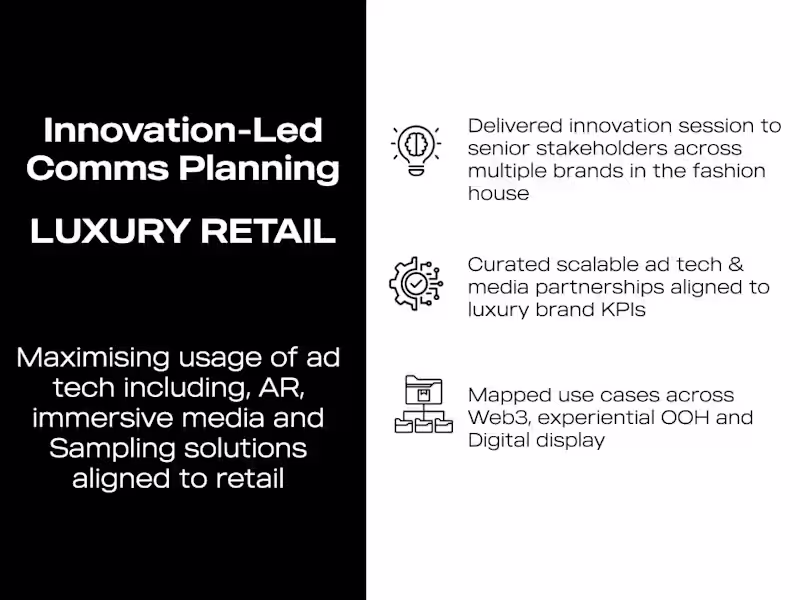 Cover image for Innovation Strategy Session – Luxury Brand Group