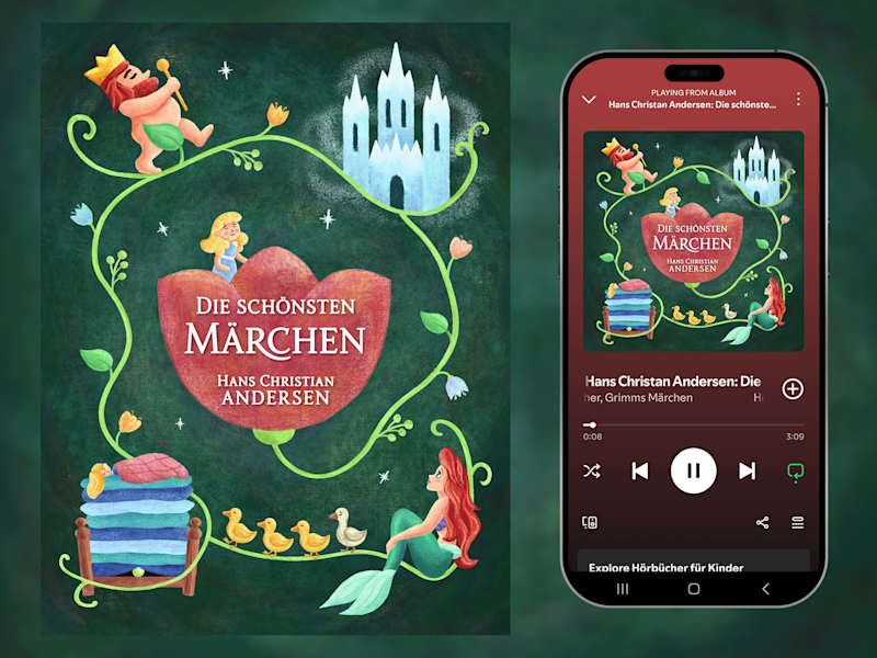 Cover image for Audiobook Cover for Andersen's Fairytale Collection