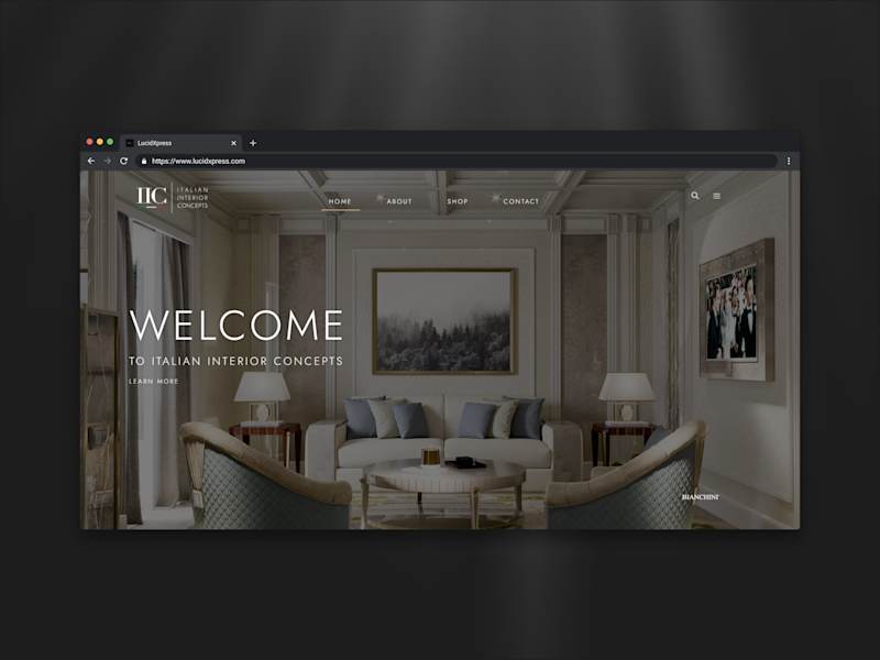 Cover image for Italian Interior Concepts Website Redesign