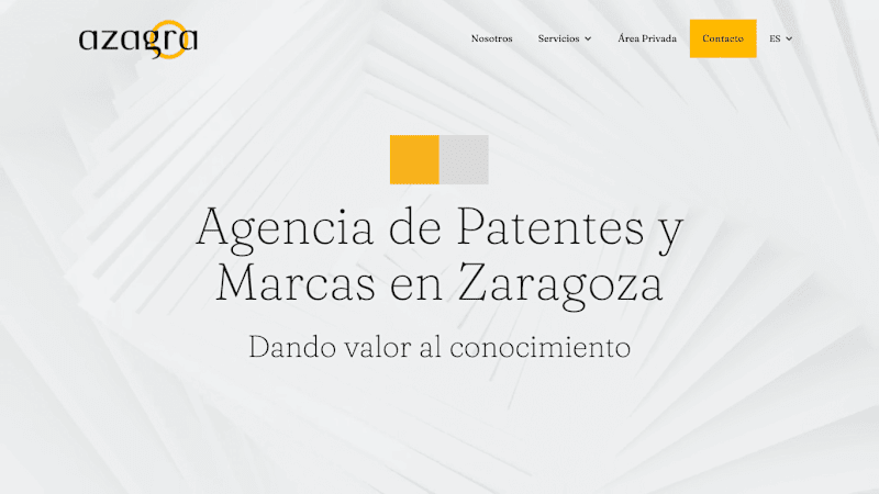 Cover image for Azagra Patentes y Marcas