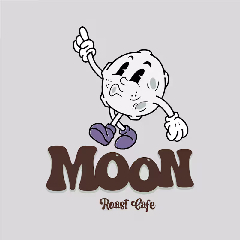 Cover image for Moon Roast Cafe: Coffee Shop Branding