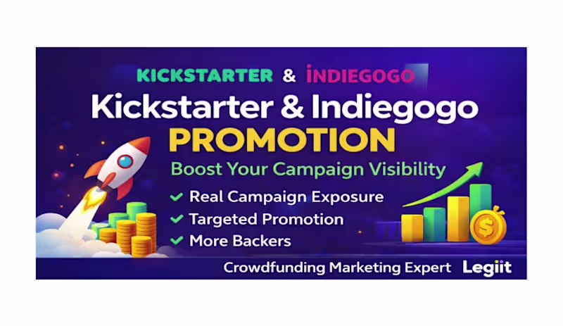 Cover image for Crowdfunding Promotion & Backer Outreach