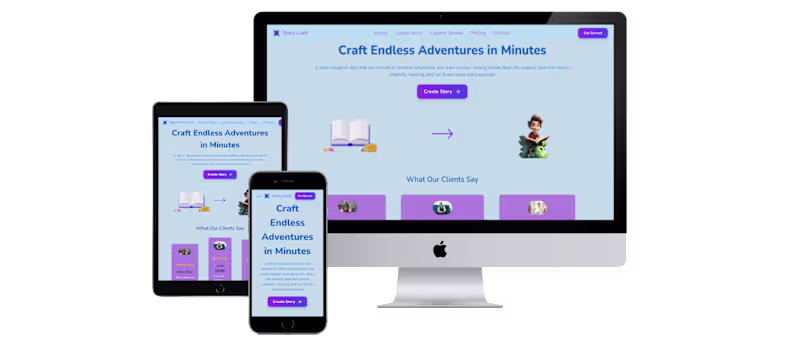 Cover image for Full Stack AI SaaS Full Responsive for baby story