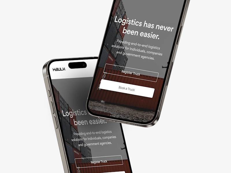 Cover image for Haulk - Logistics and Courier Platform