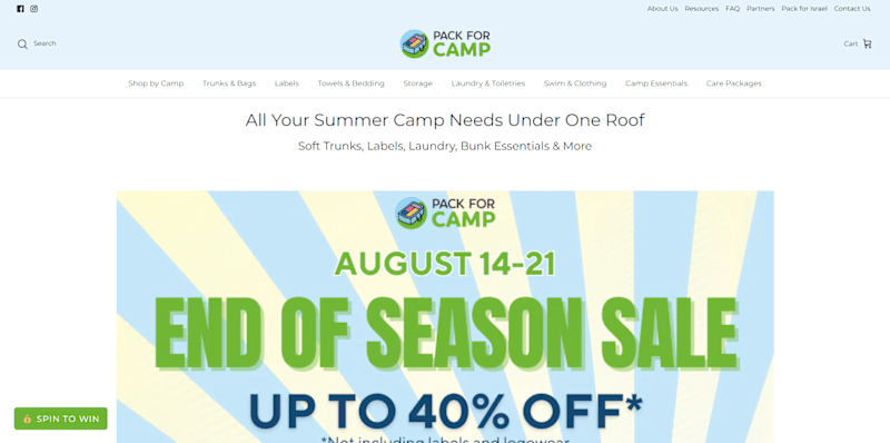 Cover image for Pack for camp | Shopify 2.0 migration