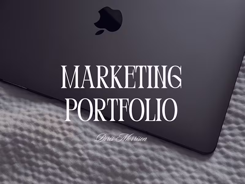 Cover image for SMM Marketing Portfolio
