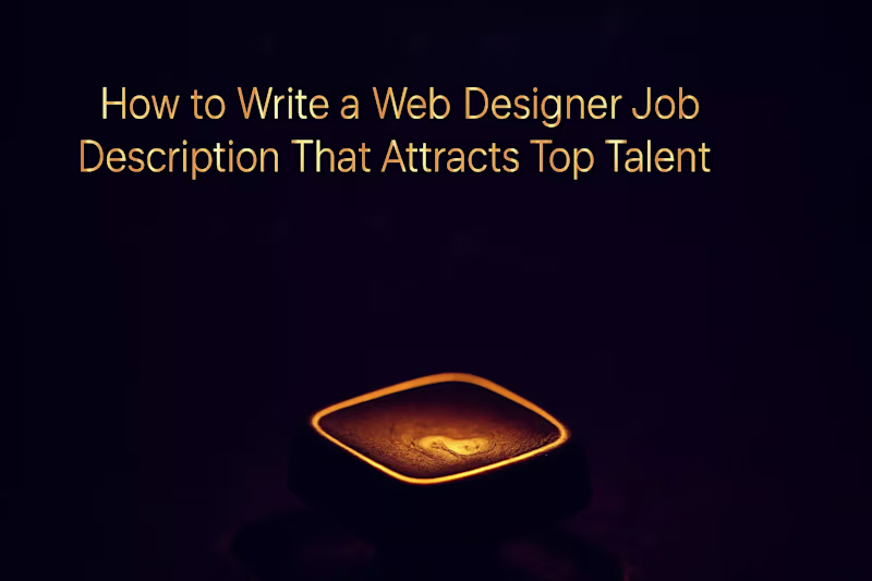 Cover image for How to Write a Web Designer Job Description That Attracts Top Talent